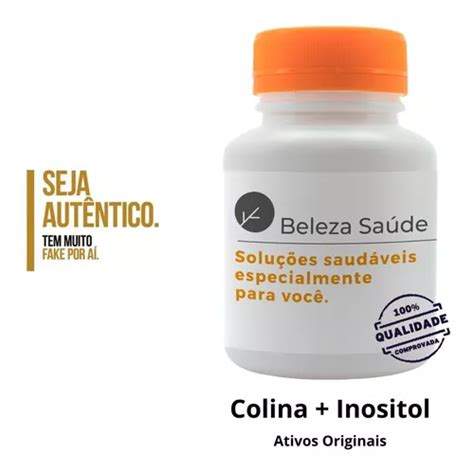 Colina 500mg Inositol 500mg 150 Cápsulas Frete grátis