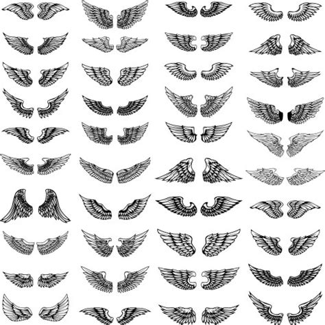 Angel Wing Stencil Vector Images (over 810)