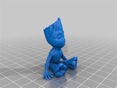 Baby Groot Schl Sselanh Nger Stl Datei F R D Druck Etsy De