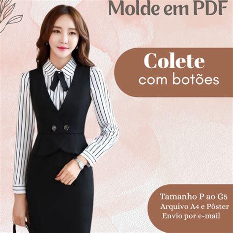 MOLDE EM PDF COLETE BOTÕES Universo dos moldes Hotmart