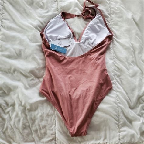 Cupshe Swim Brand New Cupshe One Piece Nude Pink Swimsuit Poshmark