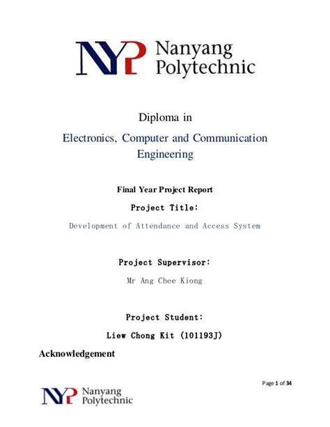 Final Year Project Report