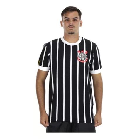 Camisa Corinthians Retrô 1982 Democracia Pluz Size Masculina