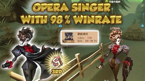 3rd Opera Singer Opera Singer With 98 Winrate Opera Singer Identity V 第五人格 제5인격 제5