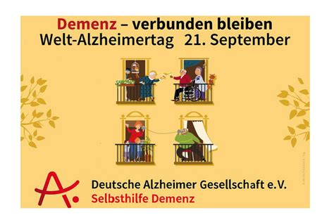 Düsseldorf Veranstaltung zum Welt Alzheimertag am 21 September