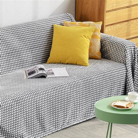 Large Sofa Throws Blanket Cover Soft Flannel Throw Blankets For Couch