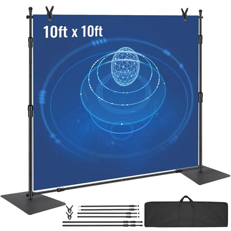 Vevor Backdrops Stand X Ft Heavy Duty Adjustable Background Stand