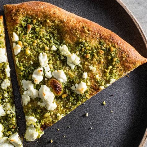 Thin Crust Whole Wheat Pizza With Pesto And Goat Cheese Cooks