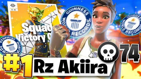 74 KILLS SQUAD WORLD RECORD PS5 4k GamePlay Rz Akiira YouTube