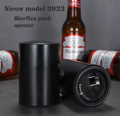 Flesopener Bieropener Rvs Automatische Bier Opener Magnetische