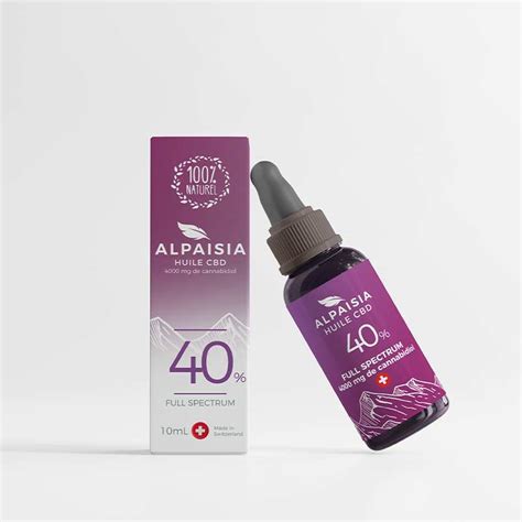 Huile De Cbd Full Spectrum De Alpaisia Delicious Green