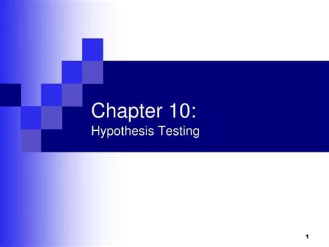 Ppt Chapter 10 Hypothesis Testing Powerpoint Presentation Free