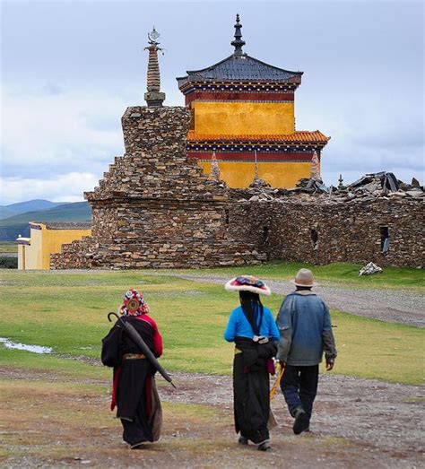 barge mani mani stone wall tibet tibet tibet travel