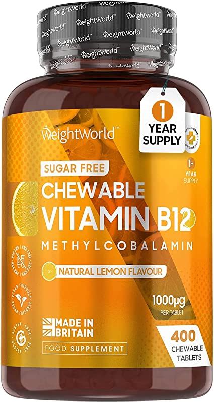 Vitamin B Mcg Sugar Free Vitamin B Chewable Tablets