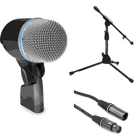 Shure Beta 52a Kick Drum Microphone Bundle With Stand And Cable Sweetwater