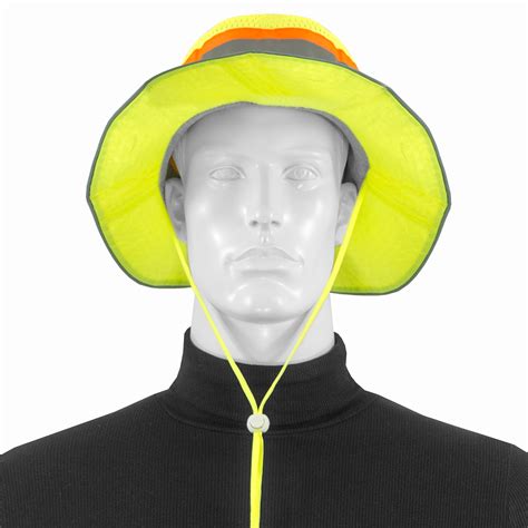 High Visibility Beanie Hat With Ansi Reflective Tape Technopack