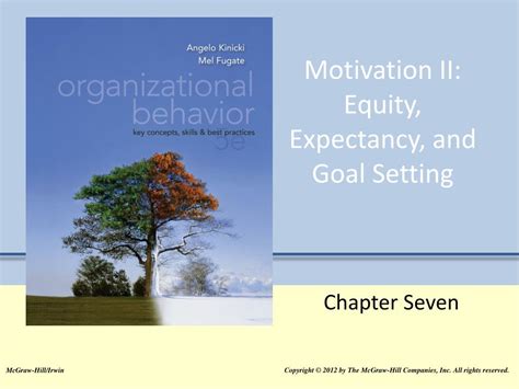 Ppt Motivation Ii Equity Expectancy And Goal Setting Powerpoint