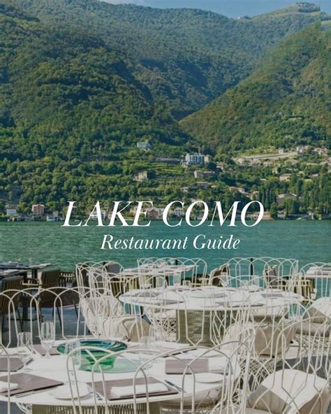 Best restaurants in Lake Como | Lake Como Guide - Style My Trip