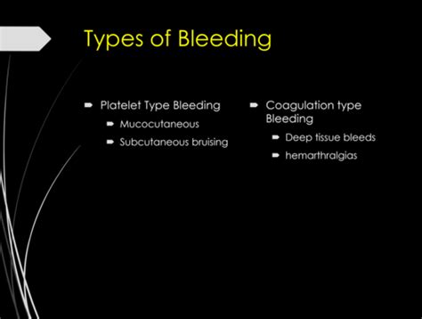 10 Vwf And Bleeding Disorders Flashcards Quizlet