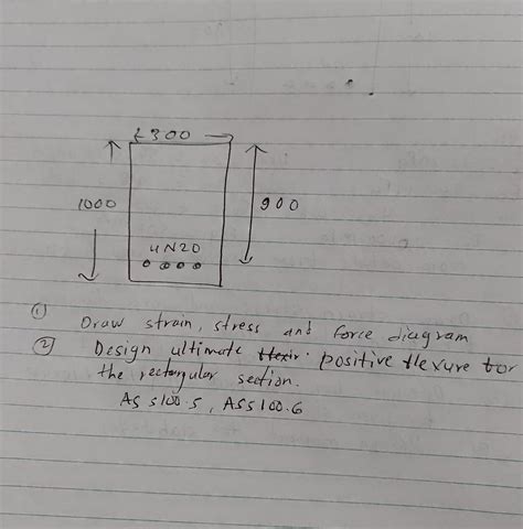 Solved Take Fy 500mpa Dead Load 6kn Live Load 15kn