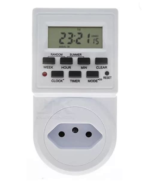 Timer Temporizador Digital Program Vel Bivolt Bmax Bm Compre