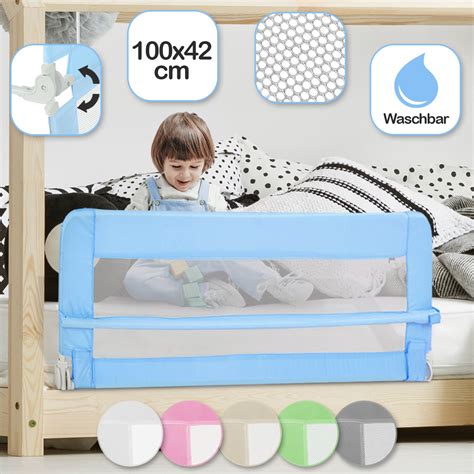 Infantastic Barrière de Lit pour Enfant Pliable Portable 100 x 42