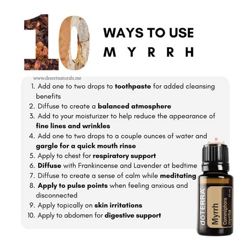 Doterra Myrrh Ml Desert Naturals Doterra Essential Oils And