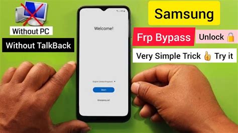 Samsung A03 Core Frp Bypass Without Computer Unlock Youtube