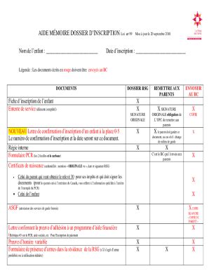 Fillable Online Aide Mmoire Dossier D Cpe La Rose Des Vents Fax