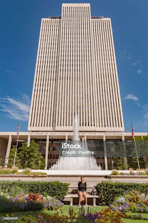 Mormon Lds Office Building Salt Lake City Usa Stock Photo - Download Image Now - Adult ...