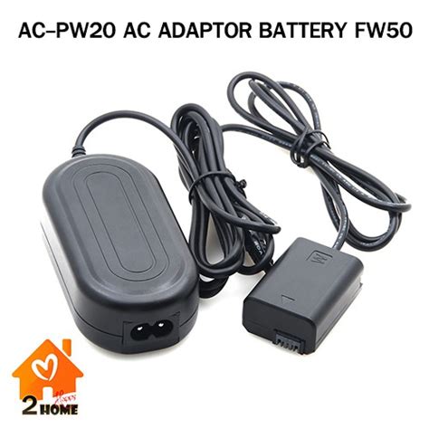 Dummy Battery Ac Pw20 Ac Adapter Battery Np Fw50 Shopee Thailand