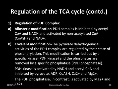 TCA cycle- steps, regulation and significance