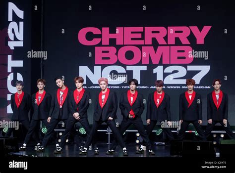 S. Korean boy group NCT 127 South Korean boy group NCT 217 poses for a ...