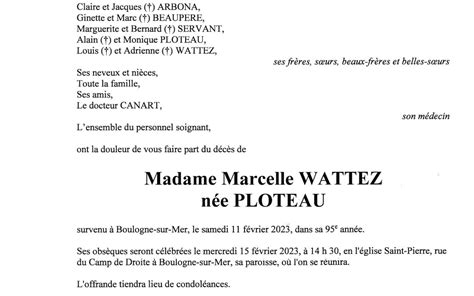 Madame Marcelle Wattez Pompes Fun Bres Toupet Sotty