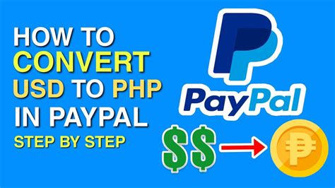 How To CONVERT DOLLAR To PESO In PAYPAL USD To PHP No Charge Step