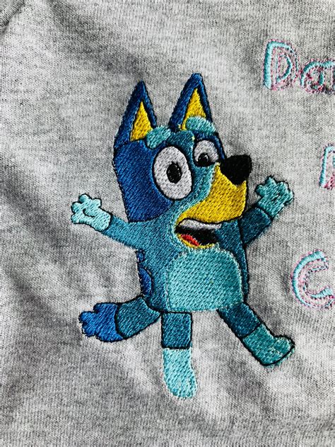 Bluey Embroidery File Embroidery Bluey Design Machine Etsy