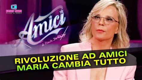 Rivoluzione Ad Amici Maria De Filippi Cambia Tutto Youtube