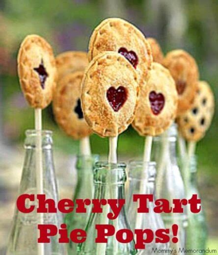 Cherry Tart Pie Pops Recipe • Mommy S Memorandum