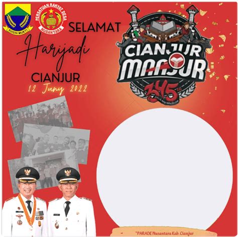 Link Twibbon Hari Jadi Cianjur Ke 345 Tahun 2022 Klik Disini