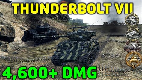 World Of Tanks Thunderbolt Vii Damage Kills Youtube