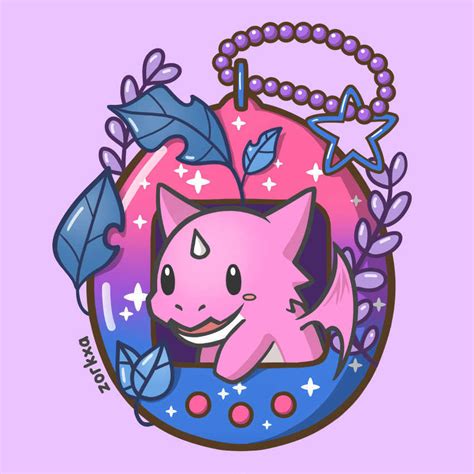 Dragon Tamagotchi Pride Sticker Ricket Zorkxas Ko Fi Shop Ko Fi ️