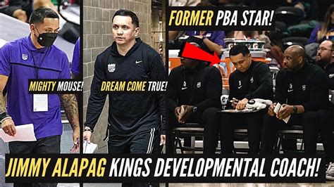 Former Pba Star Jimmy Alapag Sacramento Kings Player Development