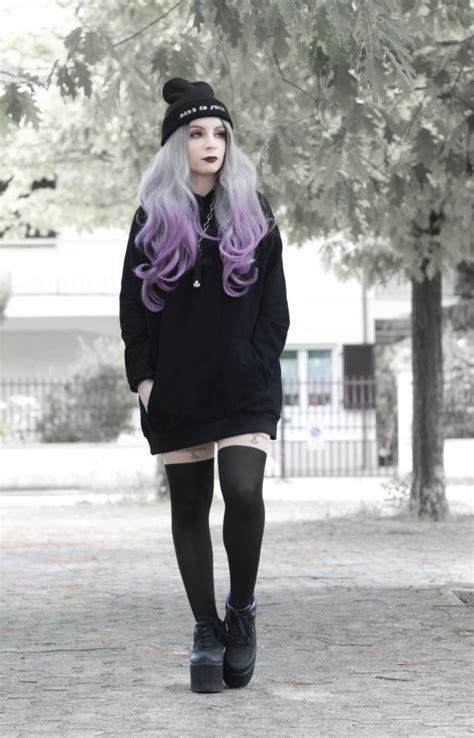 Cozy Goth Gothic Fashion Casual Edgy Outfits Fashion