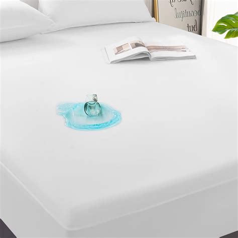 Grt 1 Pack 100 Waterproof Mattress Protector Twin Size Breathable And Noiseless