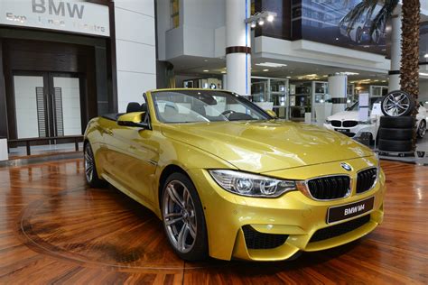 First seen BMW M4 Convertible in Austin Yellow