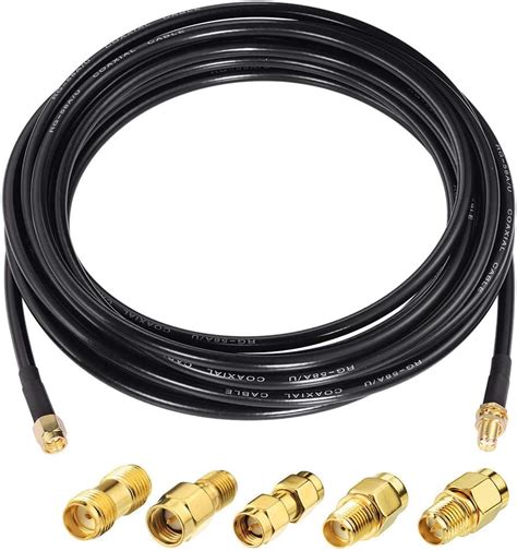 Amazon Superbat Sma Male To Sma Female Rf Coaxial Coax Cable Ft