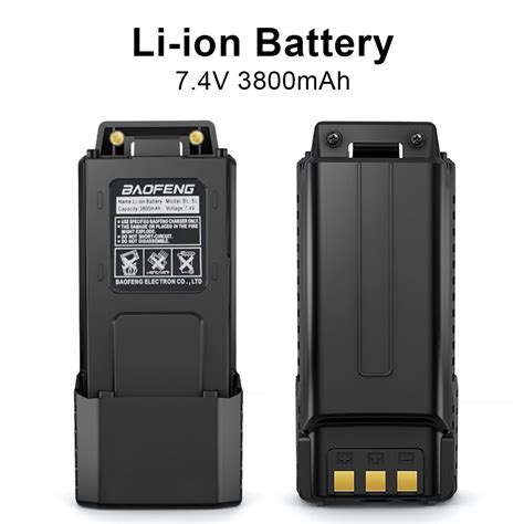 BAOFENG Baofeng Type C Charging BL 5L 3800mAh 7 4V Li Ion Extended