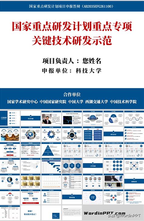 国家重点研发计划重点专项ppt润色 正数办公