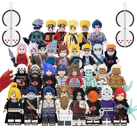 31pcs Naruto TV Comic Character Minifigures Lego Compatible Toy