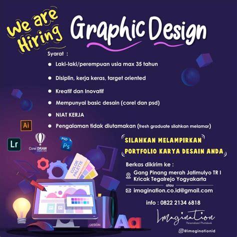 Lowongan Kerja Graphic Designer Di Imagination Photobook Lokerjogja Id